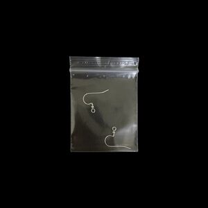Sterling Silver Fish Hook Earring With Loop DIY Jewelry Findings